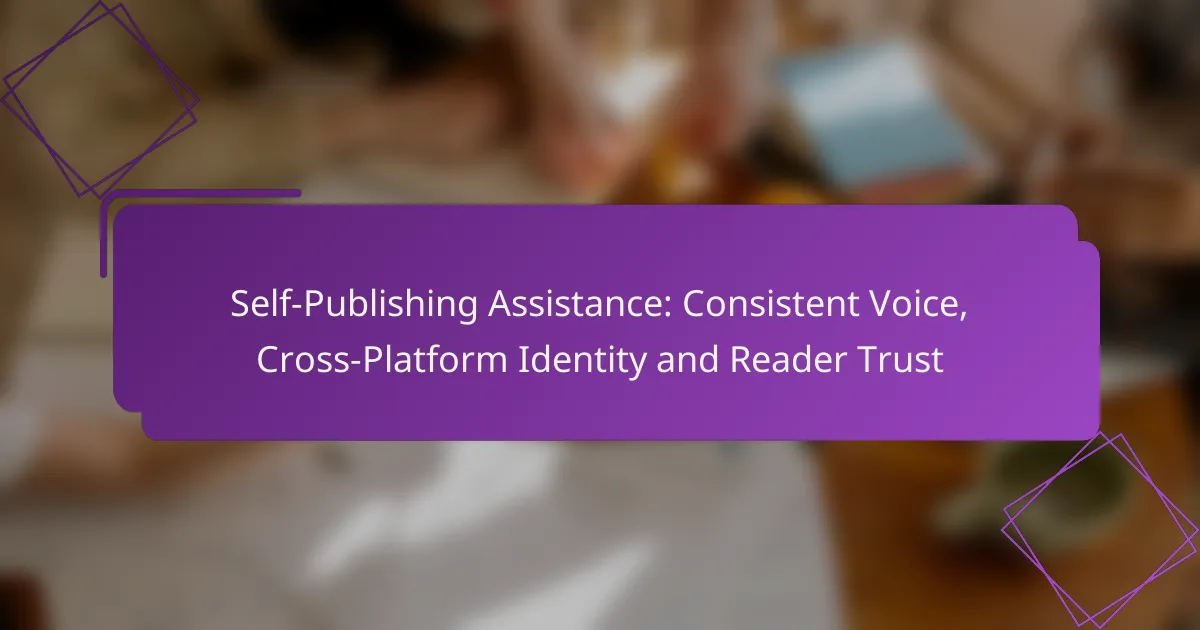 Self-Publishing Assistance: Consistent Voice, Cross-Platform Identity and Reader Trust