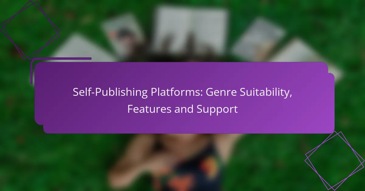 Self-Publishing Platforms: Genre Suitability, Features and Support